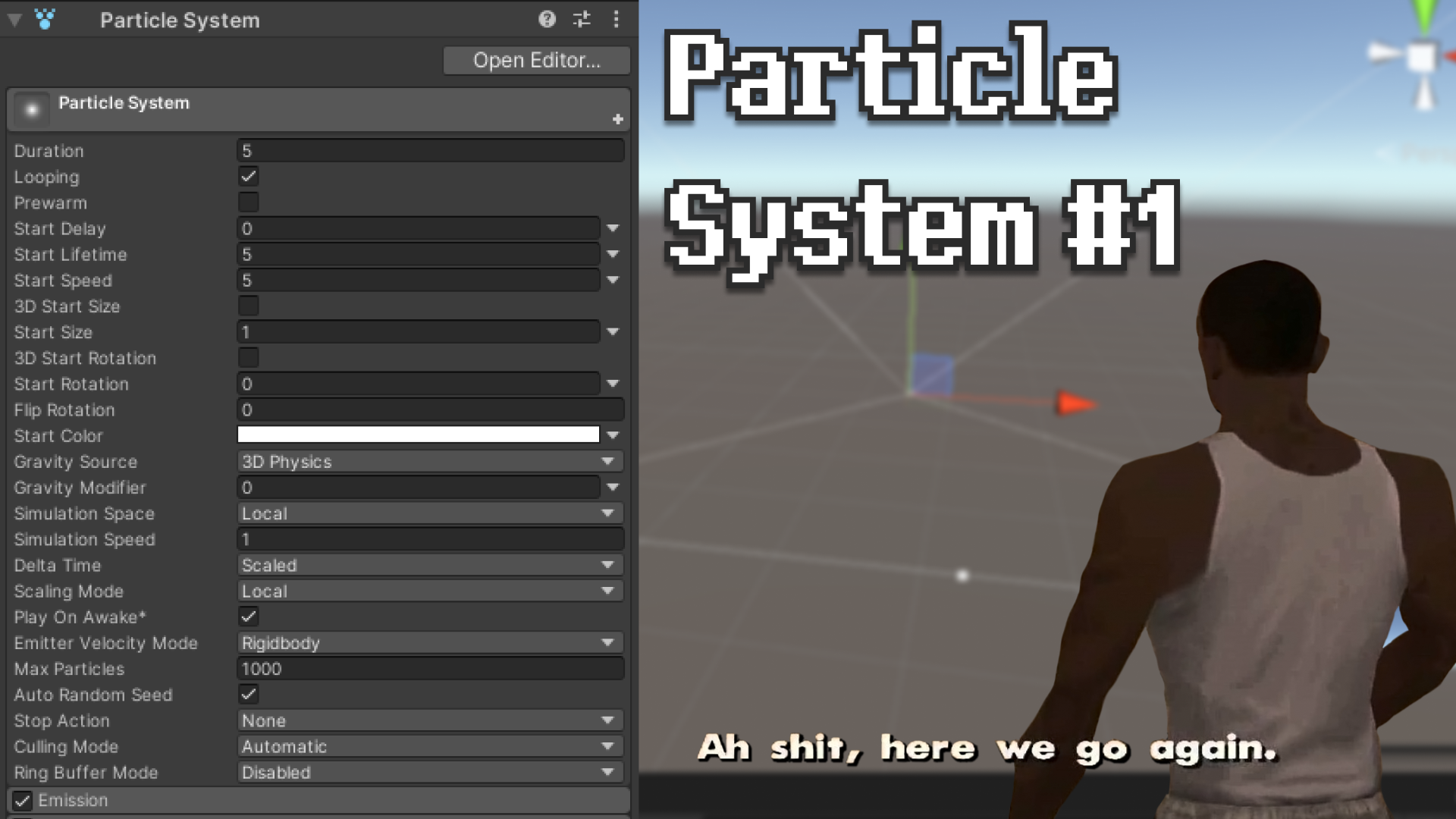 Particle System – Hệ thống hạt cơ bản #1